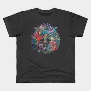 Lion Zentangle Pattern Kids T-Shirt